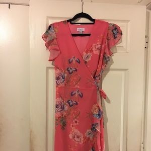 NY&CO Wrap Dress Sweet Pea